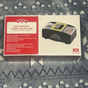 Holiday Time Automatic Card Shuffler - Red and Black